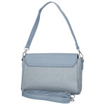 Elegantní dámská koženková kabelka na rameno Ciri, světle modrá