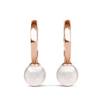 Royal Fashion stříbrné pozlacené náušnice Swarovski DES0722-RG
