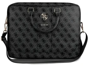 Guess PU 4G Metal Logo šedá / Taška na notebook / 15-16" (57983103536)