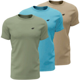 Tričko 4F M3094 3pak M 4FWSS25TTSHM3094 90S pánské 4XL