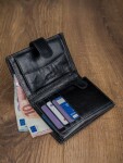 Elegantní kožená pánská peněženka Adis, černá