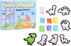 Výroba pěnových samolepek Dino - Johntoy