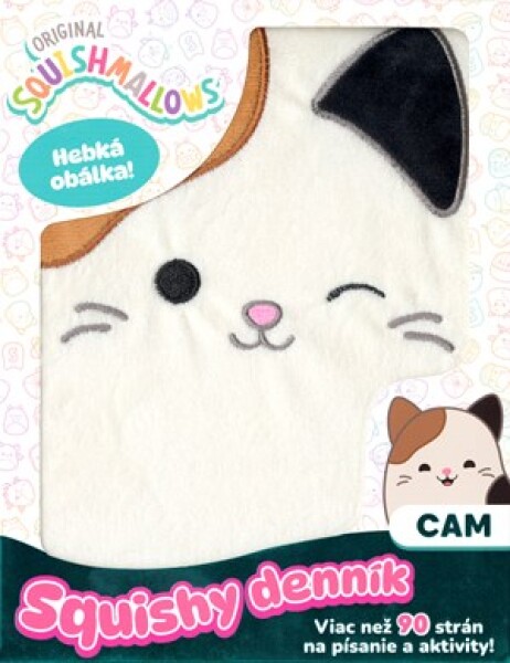 Squishmallows - Squishy denník - Cam