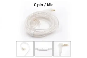 KZ - postříbřený upgrade kabel 2PIN (C-Pin) (6970493064022)