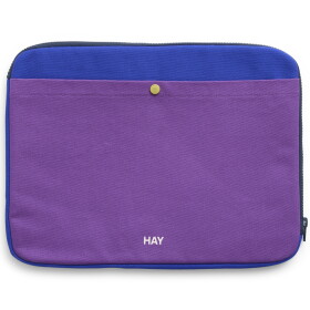HAY Obal na notebook 13"/14" Purple Multi, fialová barva, textil