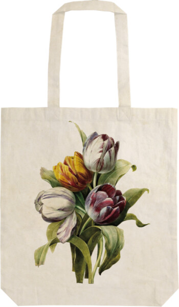 Látková taška Purple tulips