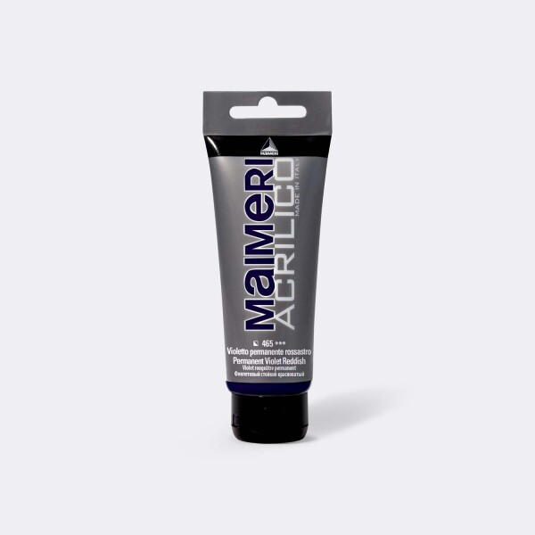 Akrylová barva Maimeri Acrilico 75 ml - fialová permanentní načervenalá 465