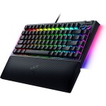 Razer BlackWidow V4 75% černá / Herní klávesnice / mechanická / Razer orange / RGB / USB-C / US Layout (RZ03-05000100-R3M1)