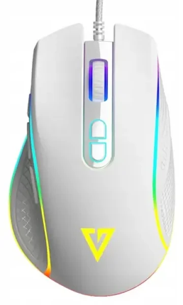 MODECOM Volcano Veles bílá / Herní myš / optická / 12800 DPI / USB (M-MC-VELES-200)