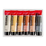 Royal Talens Sada metalických akrylových barev Talens Amsterdam 6x20 ml
