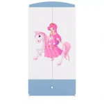 Skříň Babydreams modrá - Princezna 1