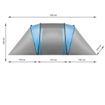 Turistický stan pro 4 osoby Trizand