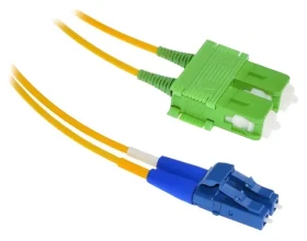 XtendLan FO patch LC-SC/APC / Optický patch kabel / 5 m / 9/125 duplex / G.657.A1 ultraflexibilní / LS0H (FOP-LCSCA-D-5-9-A1)