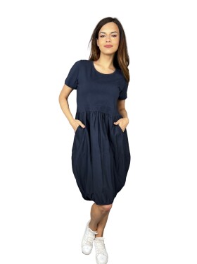 HOSH Šaty Lena Velikost: UNI, Barva: Tmavě modrá