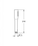 GROHE - Euphoria Sprchová hlavice Cosmopolitan Stick, chrom 27400000