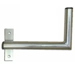 OEM Držák antény na okno levý 25 cm / Konzola / průměr 28 mm / galvanický zinek (K25O28L)