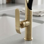 REA - Kuchyňská baterie CASTOR - gold brush REA-B4321