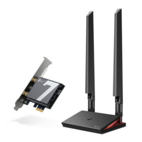 TP-Link Archer TBE550E WiFi7 PCIe adapter (BE9300,2,4GHz/5GHz/6GHz,Bluetooth5.4) EDF_324276