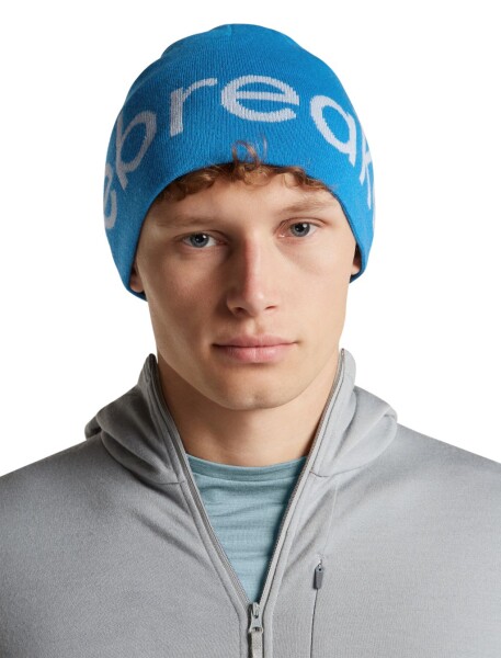 Unisex merino čepice ICEBREAKER Unisex Merino Icebreaker Beanie, Lazurite/Zinc Blue