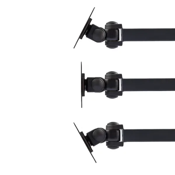 Lindy flexibilní nástěnný držák pro LCD monitory černá / Držák / VESA / nosnost 10 kg / dosah od stěny 410 mm (40765)