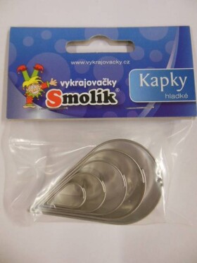 Dortisimo Sada vykrajovátek Slzičky/Kapky (5 ks)