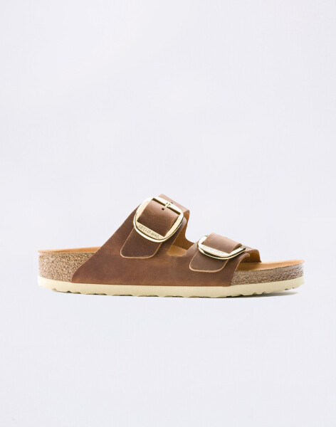 Birkenstock Arizona Big Buckle Oiled Leather Cognac 39