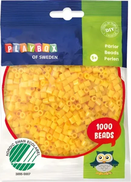 PLAYBOX Zažehlovací korálky žluté (2456538)