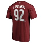 Fanatics Pánské Tričko Colorado Avalanche Gabriel Landeskog #92 Name Number T-Shirt Velikost: