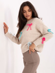 Jumper PM SW SC82.41 světle béžový jedna velikost