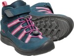 Dětské celoroční boty Keen Hikeport Sport Mid WP Youth blue wing teal/fruit dove Velikost: