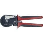 KNIPEX - kleště lisovací - 230mm - čtyřtrnové, stočené kontakty Harting; Ilme; Phoenix; Amphenol; Walther; HTS;Contact; Weidmüller 0.14-6mm², v plastovém kufříku s pěnovou vložkou (975265)