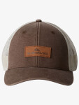 Quiksilver DOWN THE HATCH dark brown pánská baseballka