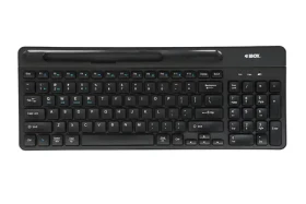 Kallisto Smart černá / Bezdrátová klávesnice / Bluetooth + RF / Plná velikost / AAA baterie (IKC3010B)