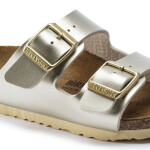 Dívčí žabky Birkenstock Arizona Kids Birko-Flor Electric Metallic Gold narrow (1014841) 26