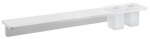 SAPHO - ABELINE police + 2 sklenky, 800, rockstone, bílá mat AE802-0101-01