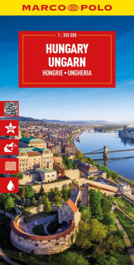 Maďarsko 1:350 000 / automapa Marco Polo