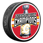 Mustang Puk Calgary Flames NHL Stanley Cup Champions Puck Stand