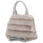 Módní dámská kabelka do ruky Máia, béžovo-šedá