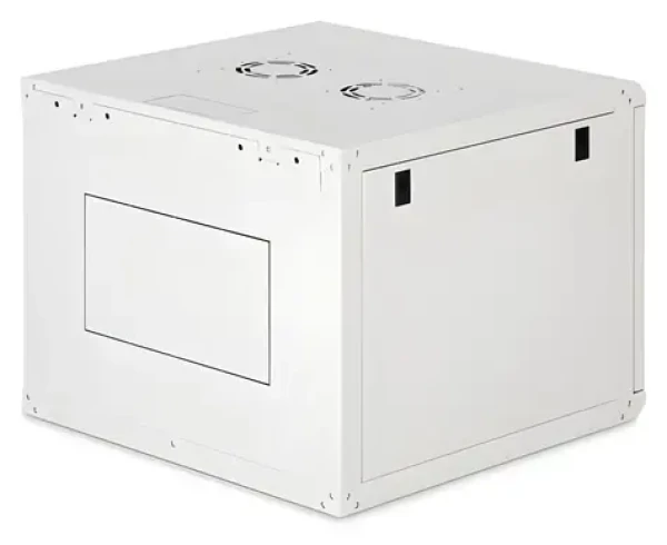 Digitus Dynamic černá / Nástěnný rozvaděč / 19" / 12U / 638x600x600 mm / skleněné dveře / IP20 (DN-19 12U-6/6-EC-SW)