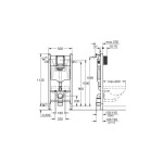 GROHE - Solido Předstěnová instalace pro závěsné WC, výška 113 cm 38971000