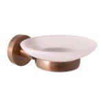 RAV Slezák - COLORADO - Koupelnový doplněk Mýdlenka skleněná, Stará mosaz (Bronz) COA0300SM COA0300SM