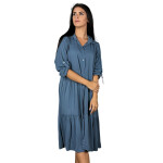 HOSH Dámské košilové šaty FATE Velikost: XL/XXL, Barva: Starorůžová