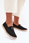 Dámské espadrilly 13659 černé - Vinceza 41