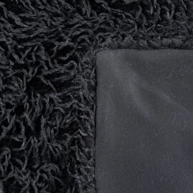 Nadýchaná deka s fleecovou podšívkou - černá Šířka: 130 cm | Délka: 170 cm