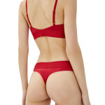 Dámská nevyztužená podprsenka Gloss Unlined Triangle QF6664E-XMK - Calvin Klein M
