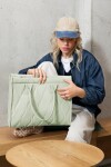 Stylová kabelka Reisenthel Daily Shopper Puffer iced matcha