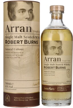 The Arran Robert Burns Whisky 5y 40% 0,7 l (tuba)