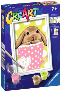 Ravensburger CreArt Roztomilý králík v hrnečku
