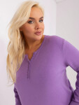 Dámský svetr 3897.06P fialový - FPrice XL/XXL