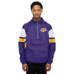 New Era Pánská bunda Los Angeles Lakers NBA Quarter Zip Windbreaker Velikost: XL